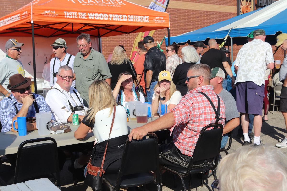 People at Oktoberfest